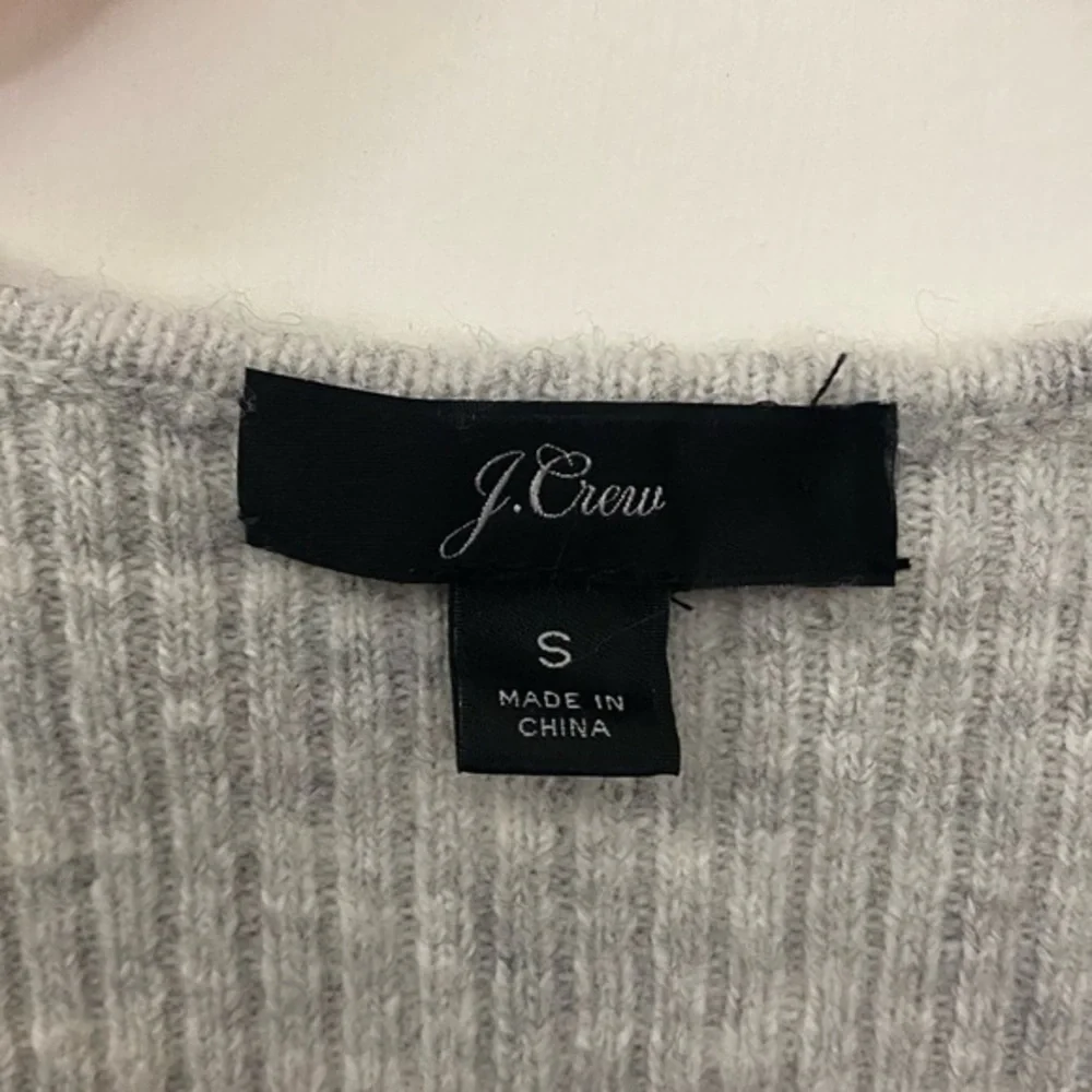 J.Crew Merino Wool Blend Ribbed Cardigan